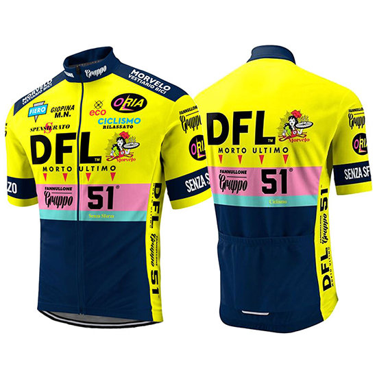 Maglia Morvelo DFL Manica Corta 2017 giallo